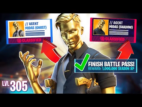 New GHOST & SHADOW MIDAS Challenges! (Fortnite Battle Royale)