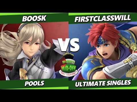 Momo's Mid-Off - boosk (Corrin, ROB) Vs. FirstClassWill (Roy) SSBU Ultimate Tournament