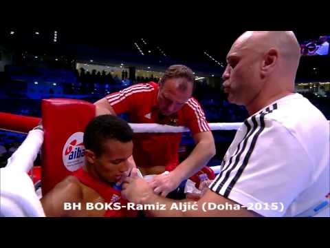 X20 BH BOKS Ramiz Aljić / Doha 2015/  Touba(Ger)-Mamishzada(Azer)0:2