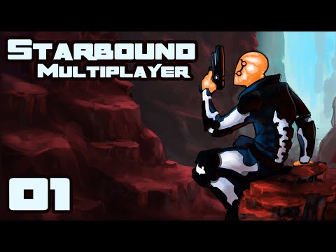 Let's Play Starbound 1.0 Multiplayer - Part 1 - I Have A Space Train?!
