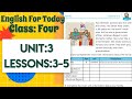 Class 4 English Unit 3 Lessons 3 5 Family ClassFourEnglish