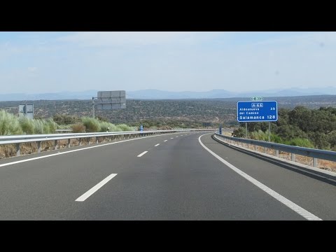 Spain: A-66 around Plasencia (Extremadura)