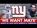 🚨 BIG MOVE COMING: Giants Trying To Trade Up With Patriots Or Cardinals per ESPN | NY Giants Rumors