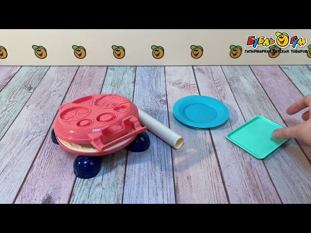 Набор массы для лепки Lanson Toys Барбекю для бургера 10цв 19предметов  - видео
