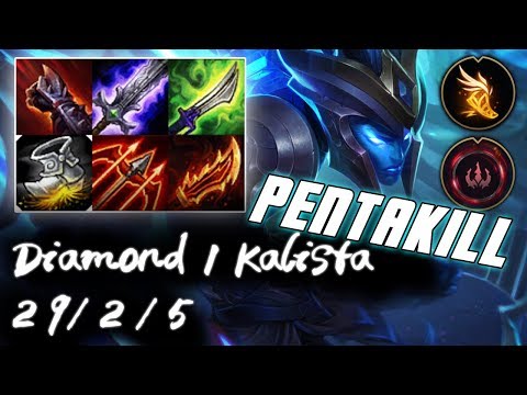 Diamond 1 Kalista ADC vs Ezreal | Korea High Elo Replays