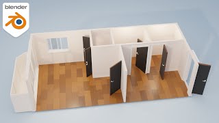 Blenderで3D間取り図を作ろう【建築アドオンArchimesh】