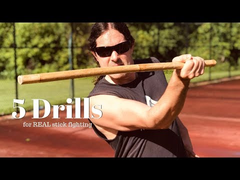 REAL Kali Stick Fighting - 5 Drills plus bonus training