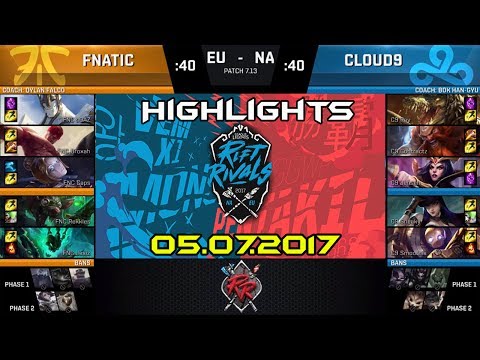 C9 Jensen (Leblanc) vs FNC Caps (Orianna) Highlights | Rift Rivals EU & NA 2017 Day 1