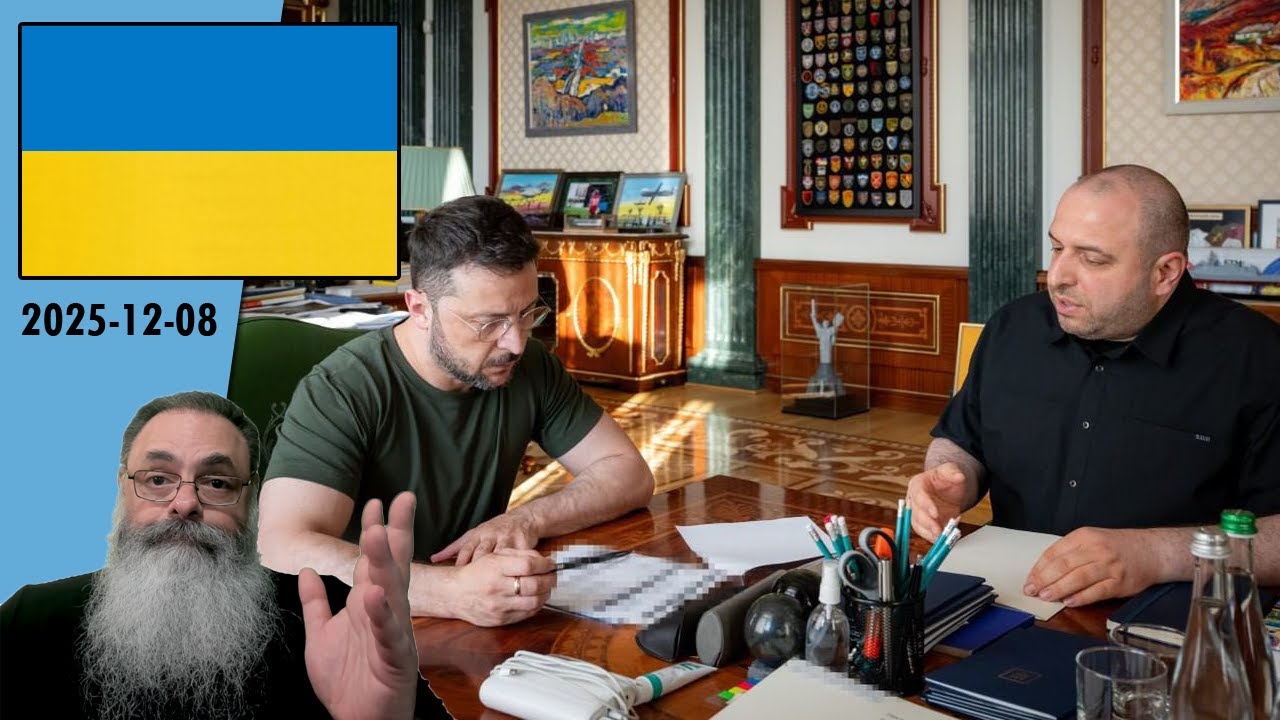 #Ucrânia 2025-12-08: ZELENSKY se REUNE com EQUIPE e LÍDERES EUROPEUS para AVALIAR PLANO de PAZ