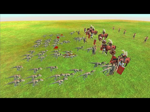 60 VELOCIRAPTORS 🦖 VS ALL ARMIES ⚔ | Animal Revolt Battle Simulator ARBS