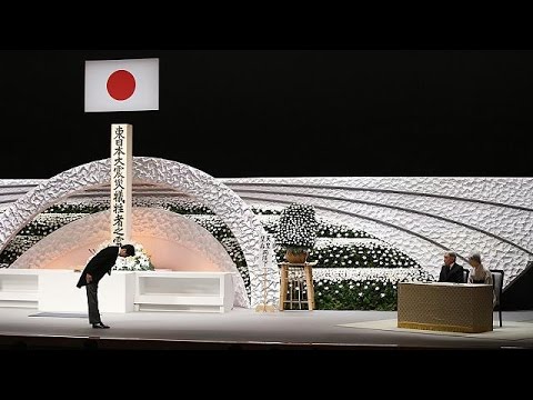 برگزاری مراسم چهارمین سالگرد زلزله و سونامی در ژاپن