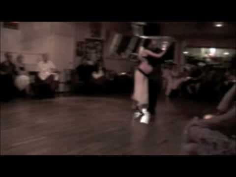  Alessia Lyndin  and  Thierry Le Cocq  are  dancing  to  the  tango  "  Bailemos  "