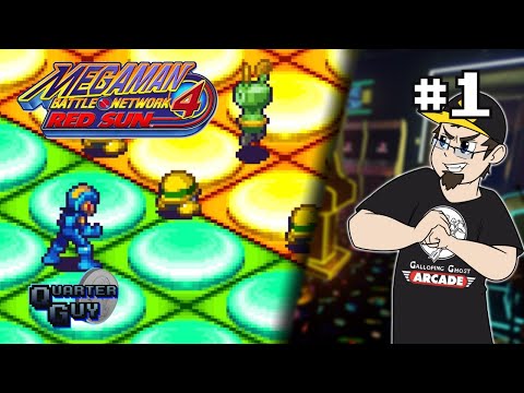 Let's Play Mega Man Battle Network 4 Red Sun - Part 1 - It's Viruses Busting Time!