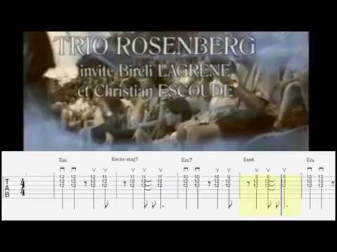 Wim's GuitarLickzz #226 Rosenberg Trio - For Sephora with COMPLETE live TAB - www.guitaracademy.nl