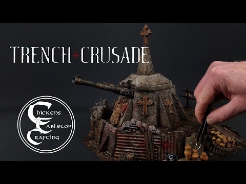 Building Trench Crusade Terrain:  "the anti devil bunker"