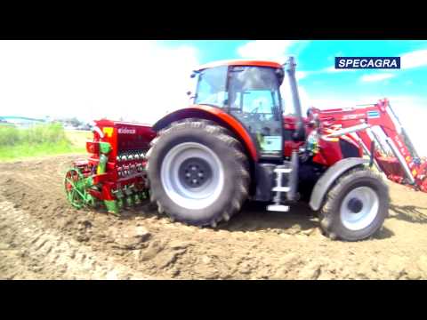 ZETOR Forterra 140 HSX ir UNIA Idea 3 sėjamoji