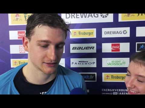 Interviews nach dem Spiel Dresdner Eislöwen vs. EHC Freiburg | 06.01.2017