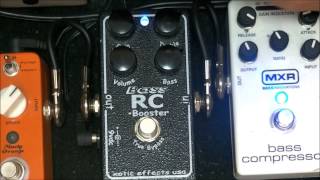 Video thumbnail for Xotic Bass RC Booster pedal - Demo by Pertybass