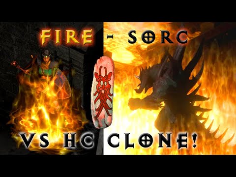 HC Fire Sorc vs. Diablo Clone - Godly Anni Drop! [Diablo 2 Resurrected Highlights]