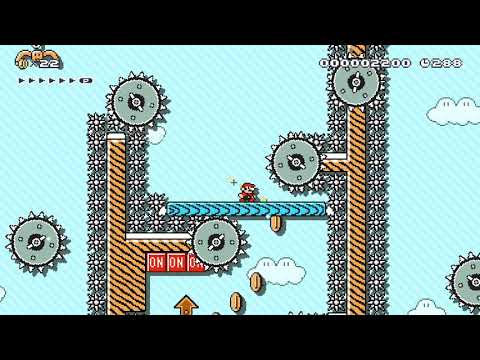 Blue Platform Jumping Skills VI by eliahSMM 🍄 Super Mario Maker 2 ✹Switch✹ #auv