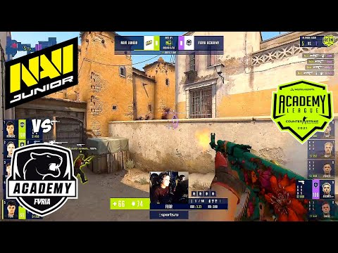 NAVI JUNIOR vs FURIA ACADEMY. WePlay Academy League Season 1. HIGHLIGHTS CSGO
