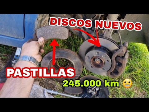 💿 Cambiar DISCOS y Pastillas de Freno muy Fácil 👍🏻🛠️ Coche, Furgoneta, etc 245.000km
