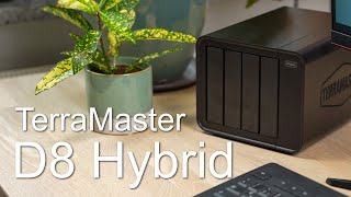 TerraMaster D8 Hybrid im Test - Schnelles DAS für eure Daten mit ungewöhnlichem Konzept
