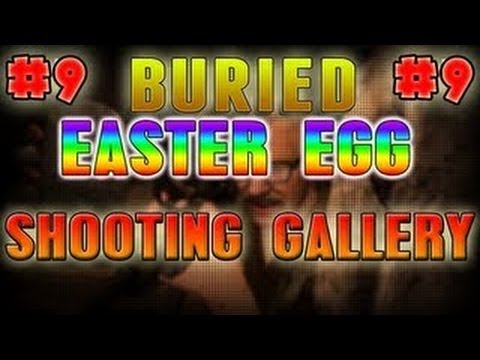 Buried "MINED GAMES" Easter Egg - Richtofen Step 9 - "Shooting Gallery" (Black Ops 2 Zombies)