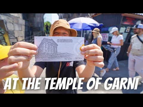 YEREVAN ARMENIA AND VISITING THE BEAUTIFUL TEMPLE OF GARNI.