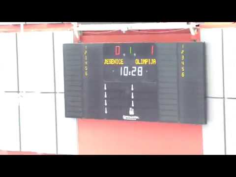 HOKEJ FINALE DP U-14   1.TEKMA  HD JESENICE : HK OLIMPIJA   18.3.2018