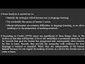 Applied Linguistics Lesson 13 Error Analysis