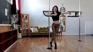 How to Walk Around The Pole, Move Gracefully Around a Pole, Just The Tips  @ Moxy