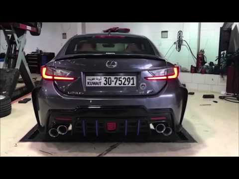 Lexus RC-F with Armytrix Valvetronic Exhaust - LOUD Revs!