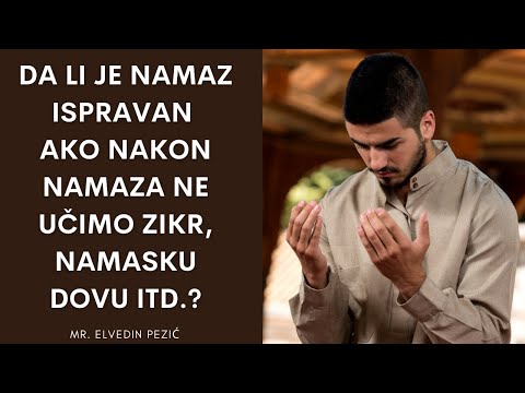Da li moramo nakon selama učiti Ajetul kursiju i namasku dovu? - mr. Elvedin Pezić