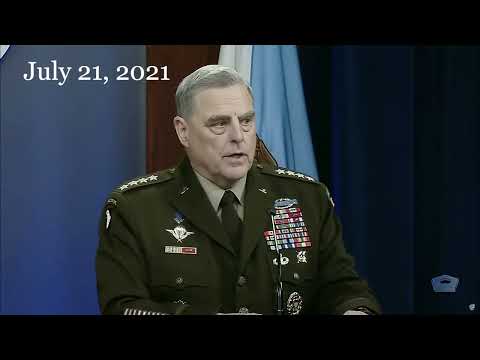 OTD 2021- Gen. Milley Comments on Afghanistan
