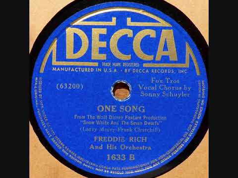 One Song ~ Freddie Rich & His Orchestra (1938)