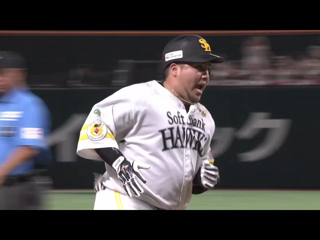 【2回裏】すぐさま追いつく!! ホークス・山川穂高 左中間へ同点のソロホームラン!! 2025年8月9日 福岡ソフトバンクホークス 対 北海道日本ハムファイターズ