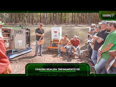 Coagru Informativo - Treinamento técnico orienta sobre cuidados com geradores de energia