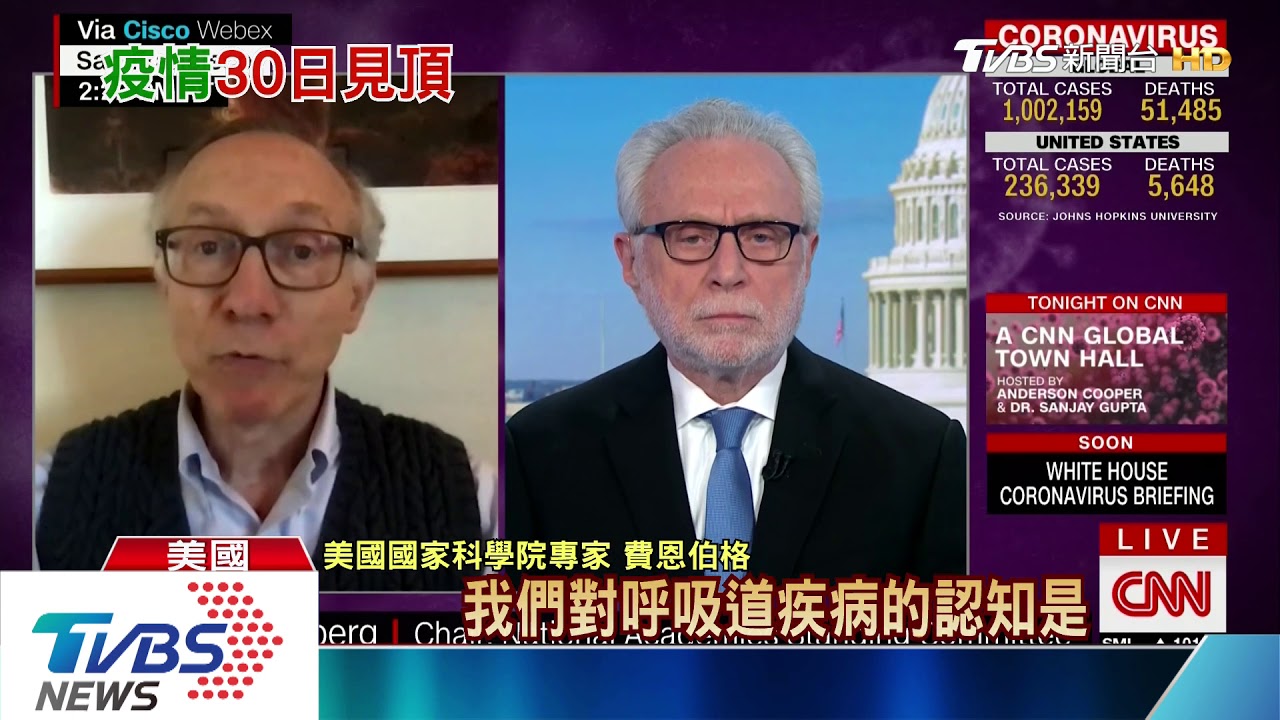 病毒恐經呼吸傳播 全球已有103萬人染病
