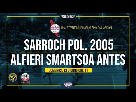 Volley – Finale Terr. U13F 6X6 FIPAV Cagliari – Sarroch Pol. 2005-Alfieri SmartSoa Antes 2-0