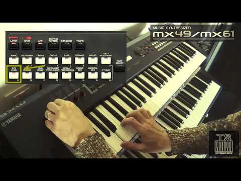 Yamaha MX61 - sound examples (strings/brass/synth/pad)