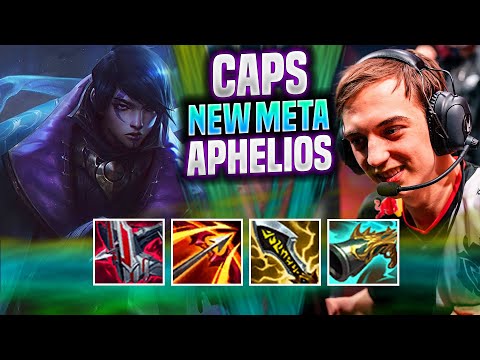 CAPS DESTROYING WITH APHELIOS IN NEW META! - G2 Caps Plays Aphelios MID vs Akshan! | Patch 11.21