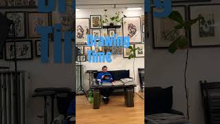 ベルリン在住日本人彫師のスタジオ絵描き時間:) A part of the day of a Japanese tattoo artist in Berlin:)