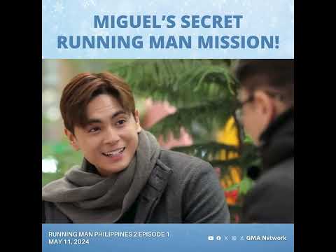 Running Man Philippines 2: Miguel's secret Running Man mission! (Episode 1)
