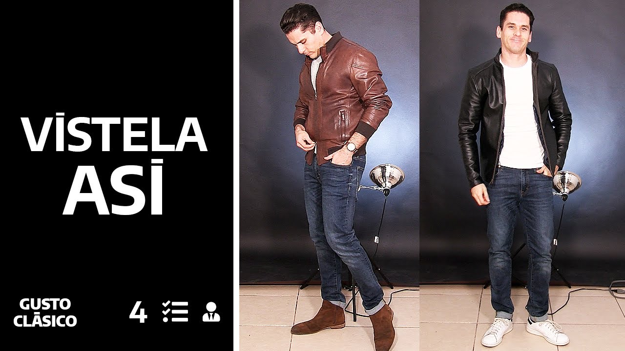 Cómo vestir una chaqueta de cuero | Combinaciones y conceptos