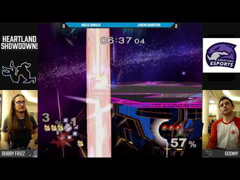Heartland Showdown 2019 SSBM - Bobby Frizz (Fox) Vs. Goomy (Samus) - Losers Quarters