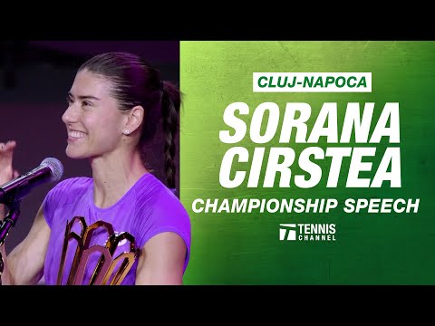 Sorana Cirstea Championship Speech | 2026 Cluj-Napoca