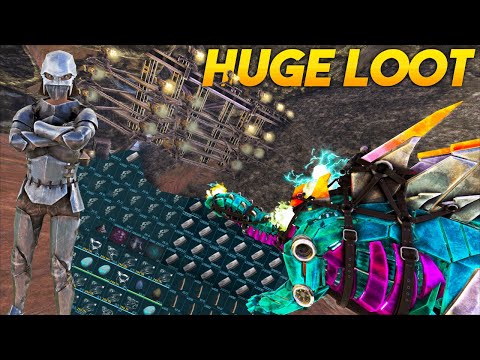 SOLO ARK But I Raid Broken Locations For Insane Loot