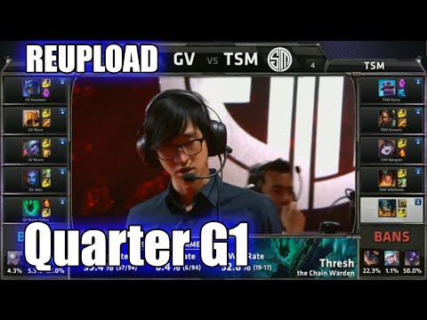 [REUPLOAD] TSM vs Gravity | Game 1 Quarter Finals S5 NA LCS Summer 2015 Playoffs | TSM vs GV G1