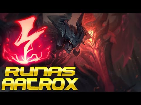 LAS MEJORES RUNAS PARA AATROX FULL AD PARCHE 8.12 S8 2018 GUIA LOL PARA PRINCIPIANTES #41